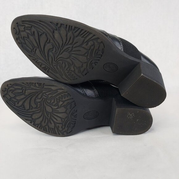 EuroSoft Alena Loafer Women's 9.5 Black Ankle Boot Slip On Heel Comfort Western - Picture 10 of 16